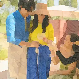Chandon background painting