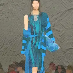 Dries Van Noten background painting