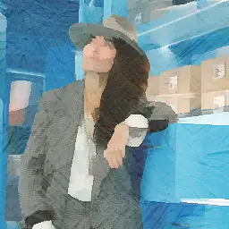 Gucci background painting