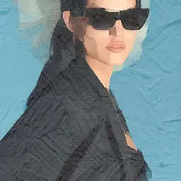 Jimmy Choo background painting