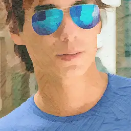 Kering Eyewear background painting