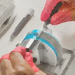 Lascor background painting