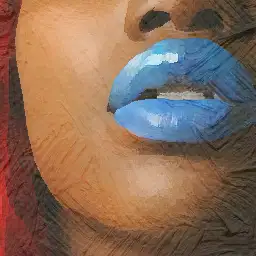 Make Up For Ever banner painting