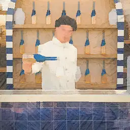 MHCS banner painting