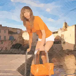 Michael Kors banner painting