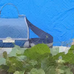 Moynat banner painting