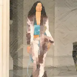 Nina Ricci banner painting
