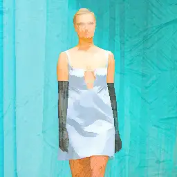 Nina Ricci banner painting