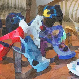 Rossimoda background painting