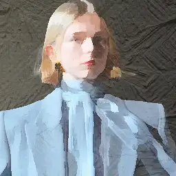Yves Saint Laurent background painting